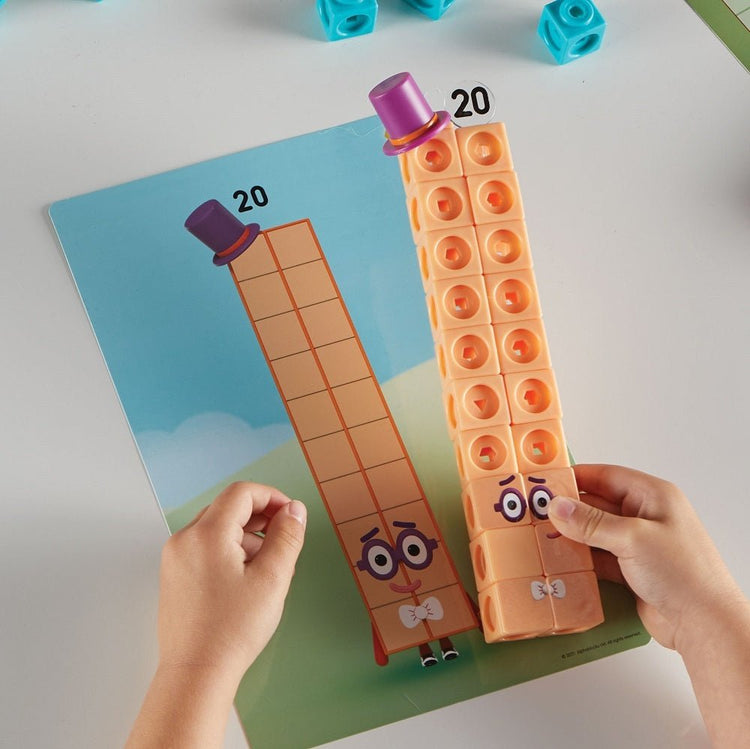 HAND2MIND | NUMBERBLOCKS MATHLINK CUBES 11-20 ACTIVITY SET by HAND2MIND - The Playful Collective