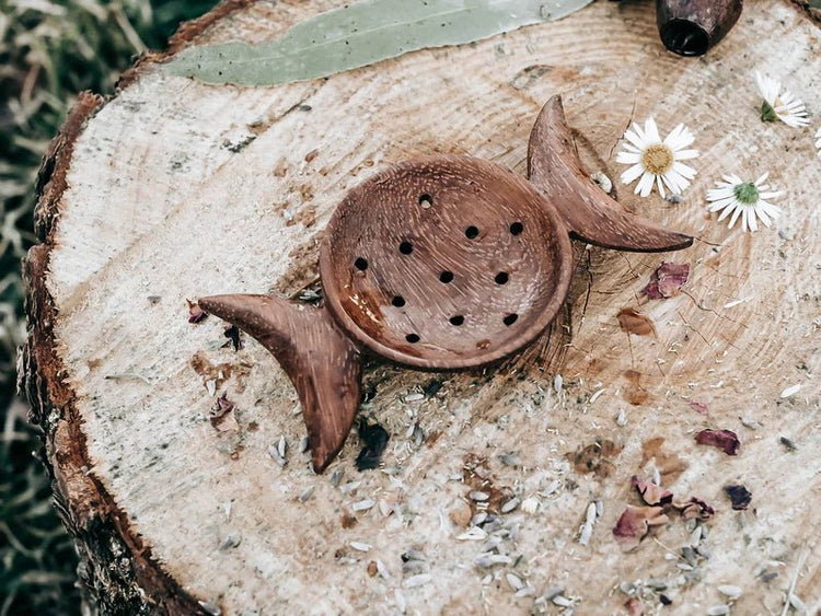 HANDCRAFTED CRESCENT MOON STRAINER by WILD MOUNTAIN CHILD - The Playful Collective