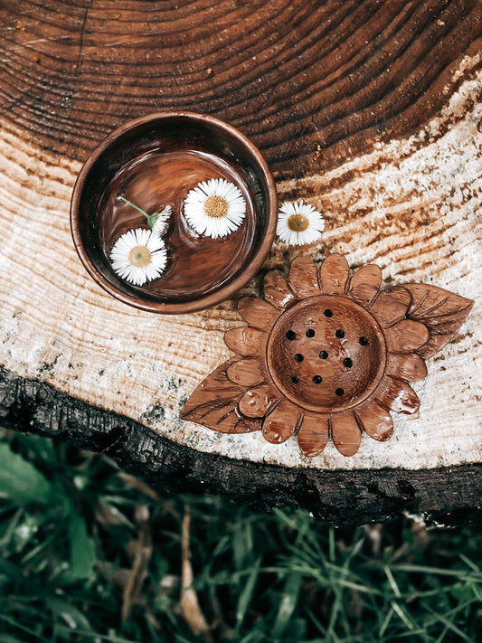 HANDCRAFTED DAISY STRAINER by WILD MOUNTAIN CHILD - The Playful Collective