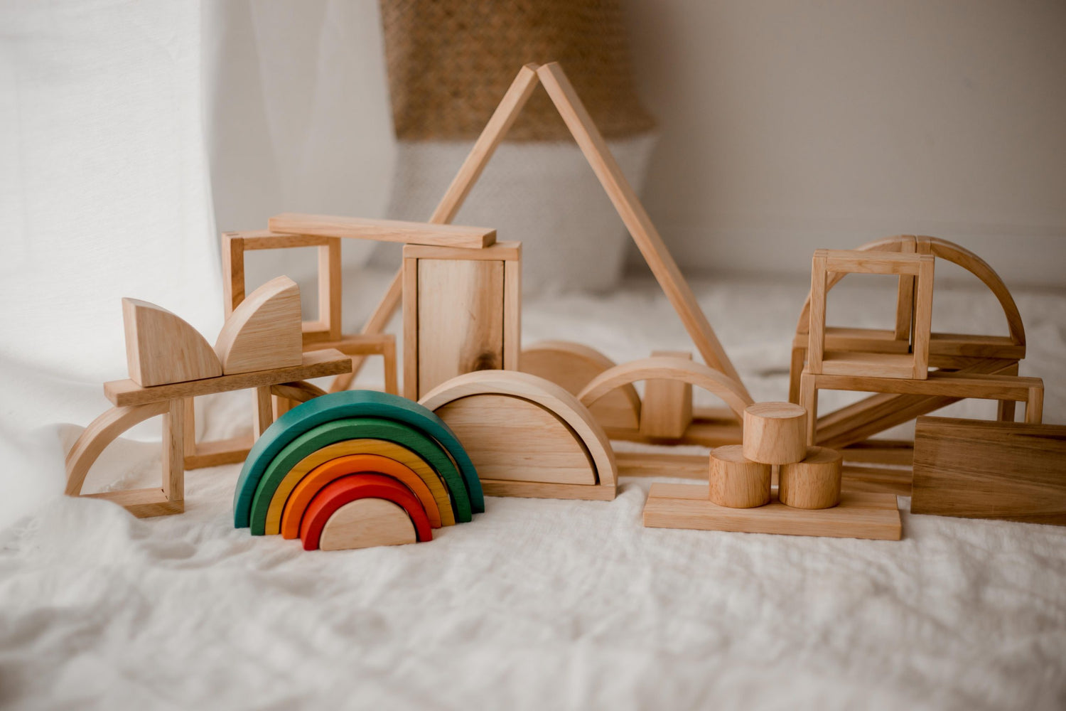 HOLLOW BLOCKS - 40 PCS by QTOYS - The Playful Collective