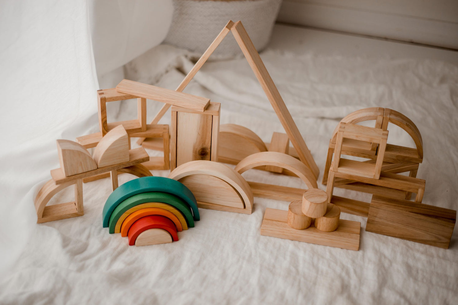 HOLLOW BLOCKS - 40 PCS by QTOYS - The Playful Collective