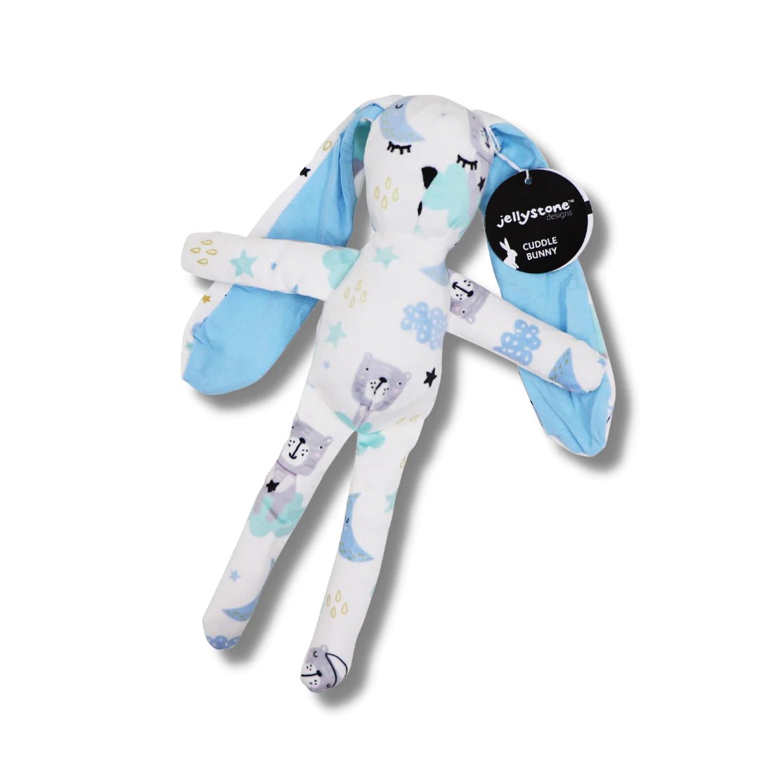JELLYSTONE DESIGNS | CUDDLE BUNNY Sleeping Bear (Blue) by JELLYSTONE DESIGNS - The Playful Collective