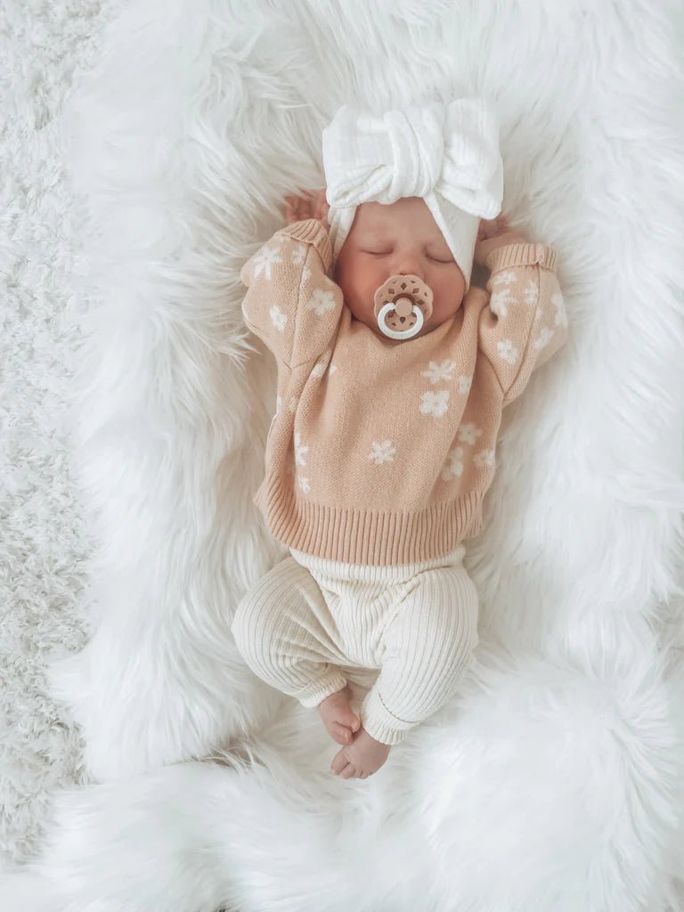 JUMPER - GOLDIE (CORAL) 0-3M by ZIGGY LOU - The Playful Collective