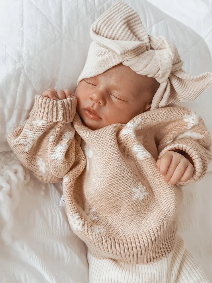 JUMPER - GOLDIE (CORAL) 0-3M by ZIGGY LOU - The Playful Collective