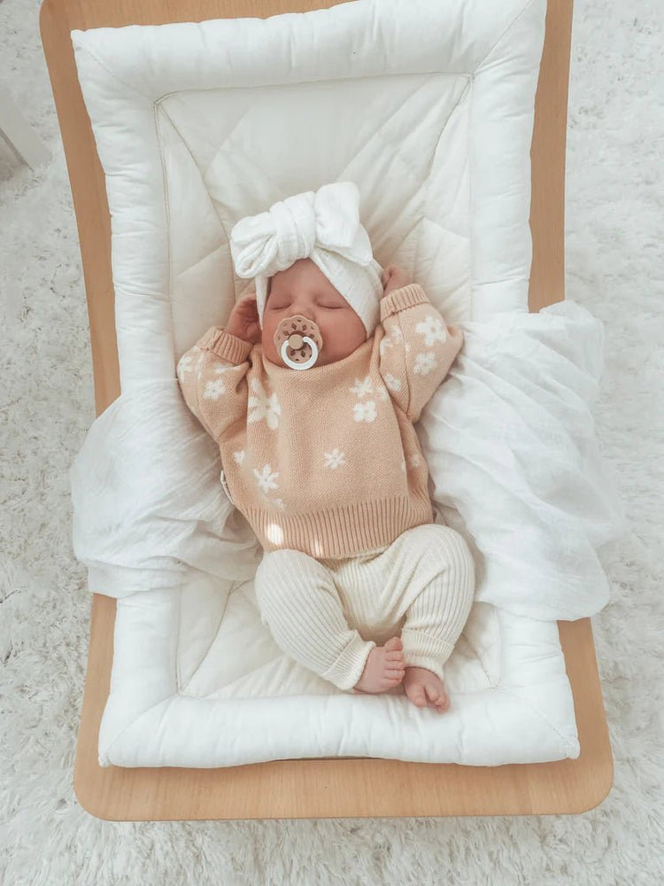 JUMPER - GOLDIE (CORAL) 0-3M by ZIGGY LOU - The Playful Collective