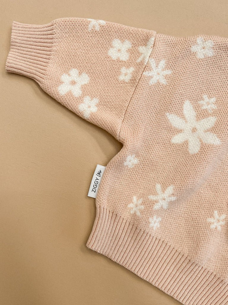 JUMPER - GOLDIE (CORAL) 0-3M by ZIGGY LOU - The Playful Collective