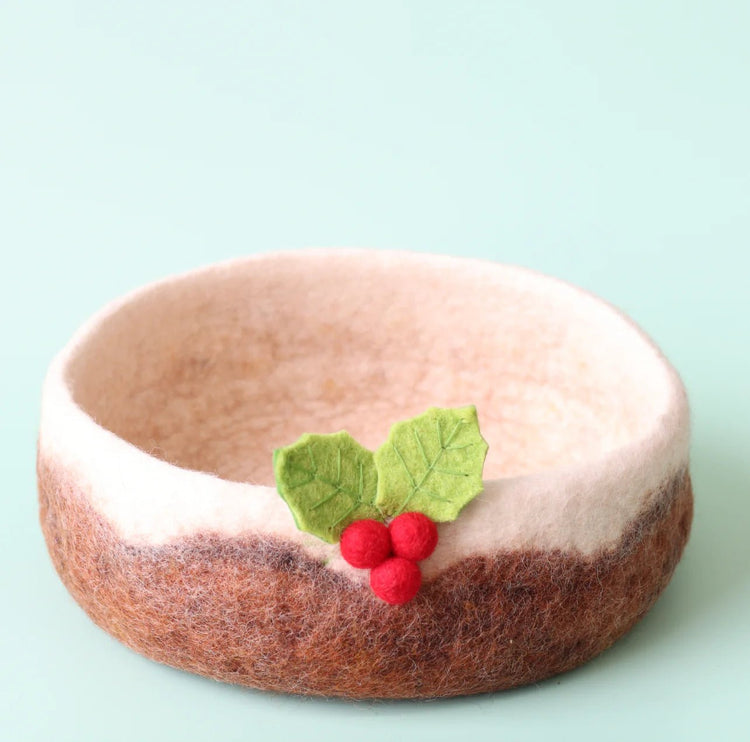 JUNI MOON | CHRISTMAS PLUM PUDDING STORAGE BASKET by JUNI MOON - The Playful Collective