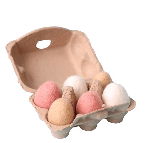 JUNI MOON | FELT EGGS (SET OF 6) by JUNI MOON - The Playful Collective