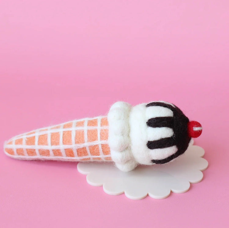 JUNI MOON | FELT ICE CREAMS Cherry Choc Dipped by JUNI MOON - The Playful Collective