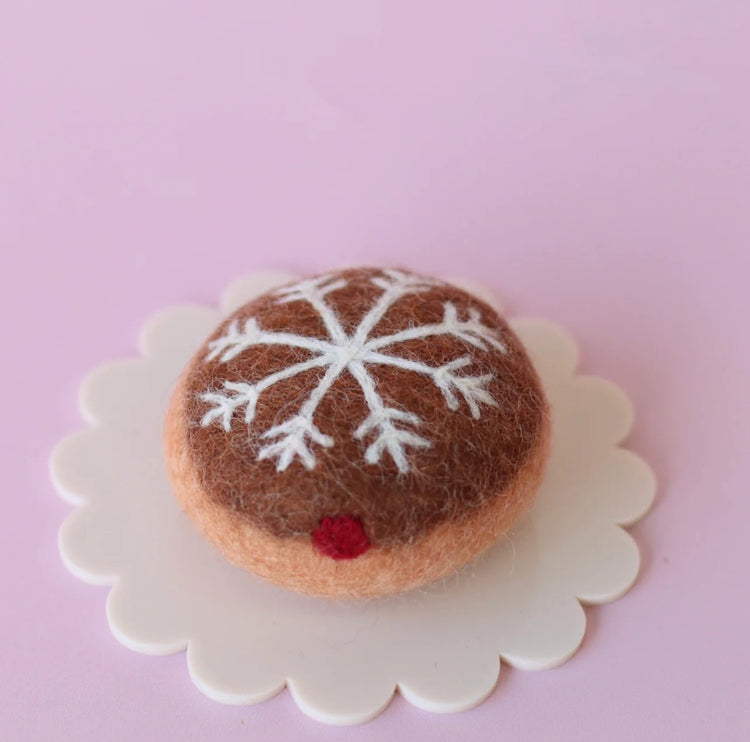 JUNI MOON | FESTIVE DONUT (MULTIPLE OPTIONS) Choc Snowflake Jam Donut by JUNI MOON - The Playful Collective
