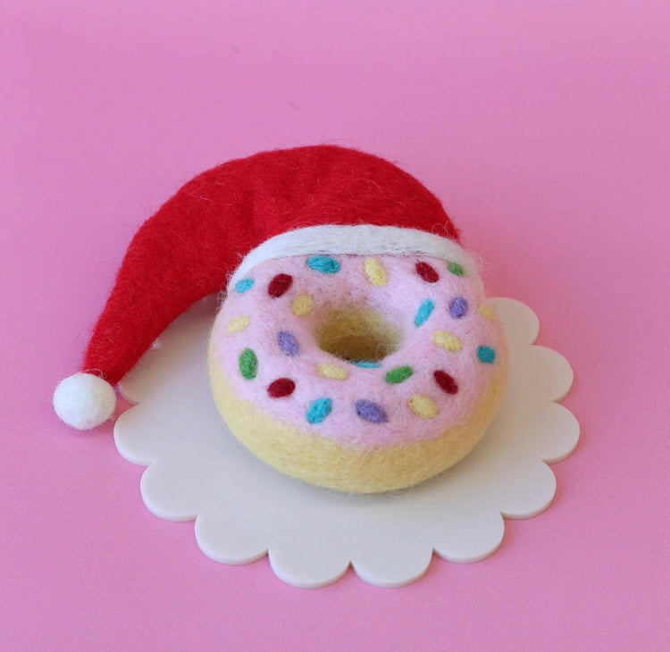JUNI MOON | FESTIVE DONUT (MULTIPLE OPTIONS) Rainbow Sprinkles with hat by JUNI MOON - The Playful Collective