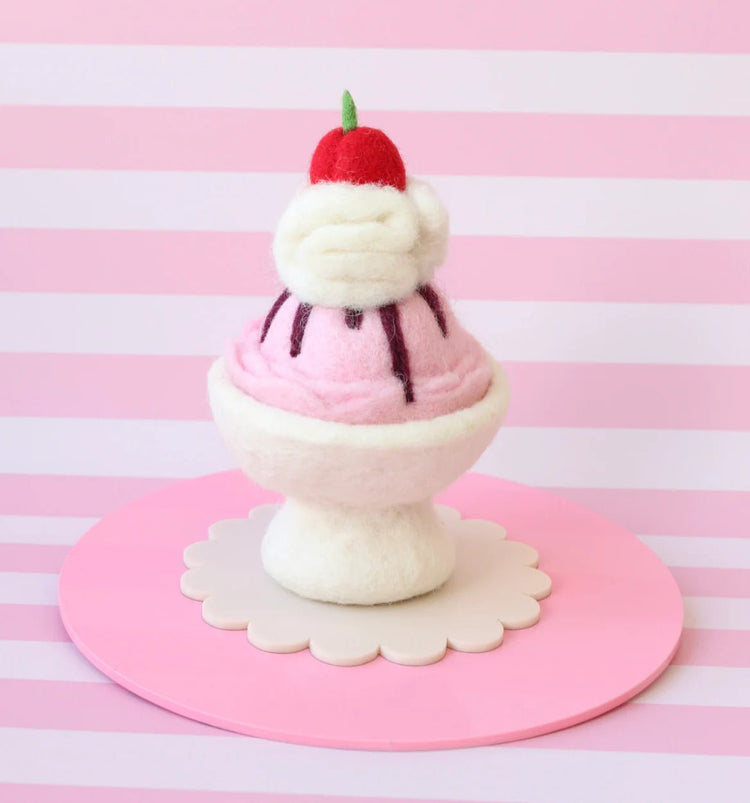 JUNI MOON | ICE-CREAM SUNDAE Strawberry w/cherry on top by JUNI MOON - The Playful Collective
