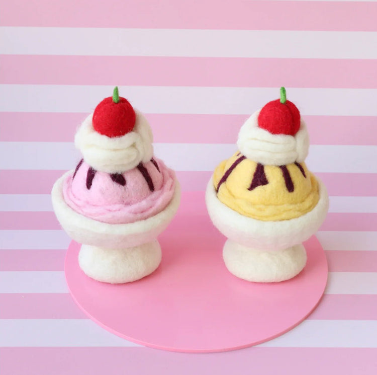 JUNI MOON | ICE-CREAM SUNDAE Strawberry w/cherry on top by JUNI MOON - The Playful Collective