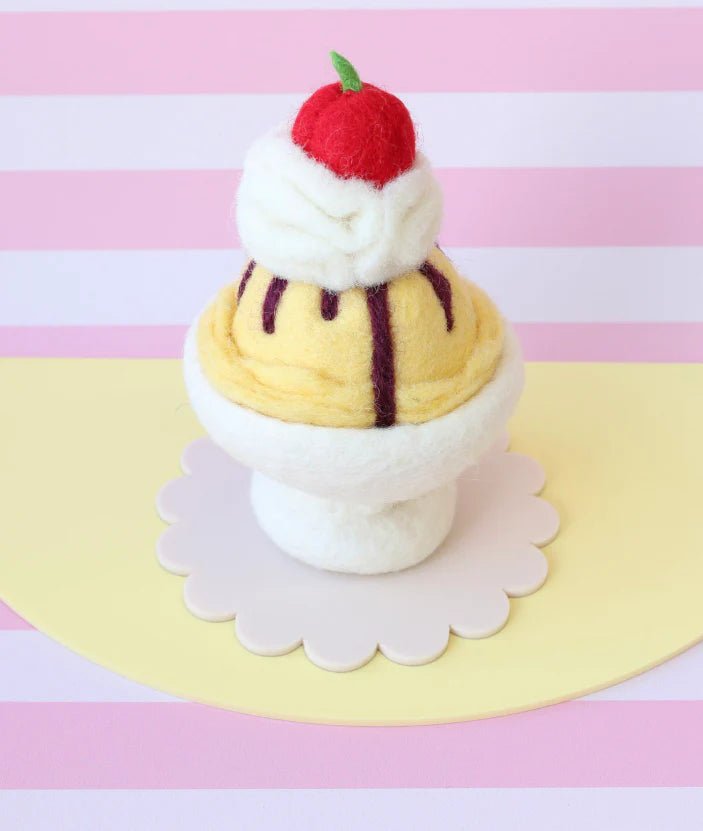 JUNI MOON | ICE-CREAM SUNDAE Vanilla w/cherry on top by JUNI MOON - The Playful Collective