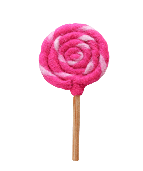 JUNI MOON | LOLLIPOP SINGLES Hot Pink/White by JUNI MOON - The Playful Collective