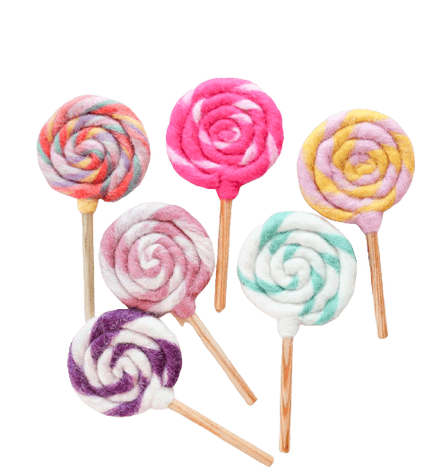 JUNI MOON | LOLLIPOP SINGLES Yellow/Pink by JUNI MOON - The Playful Collective