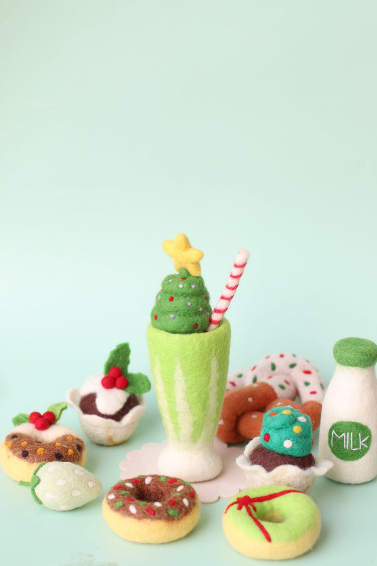 JUNI MOON | MERRY CHRISTMAS MUFFINS (MULTIPLE OPTIONS) Pink Mint Lolly by JUNI MOON - The Playful Collective