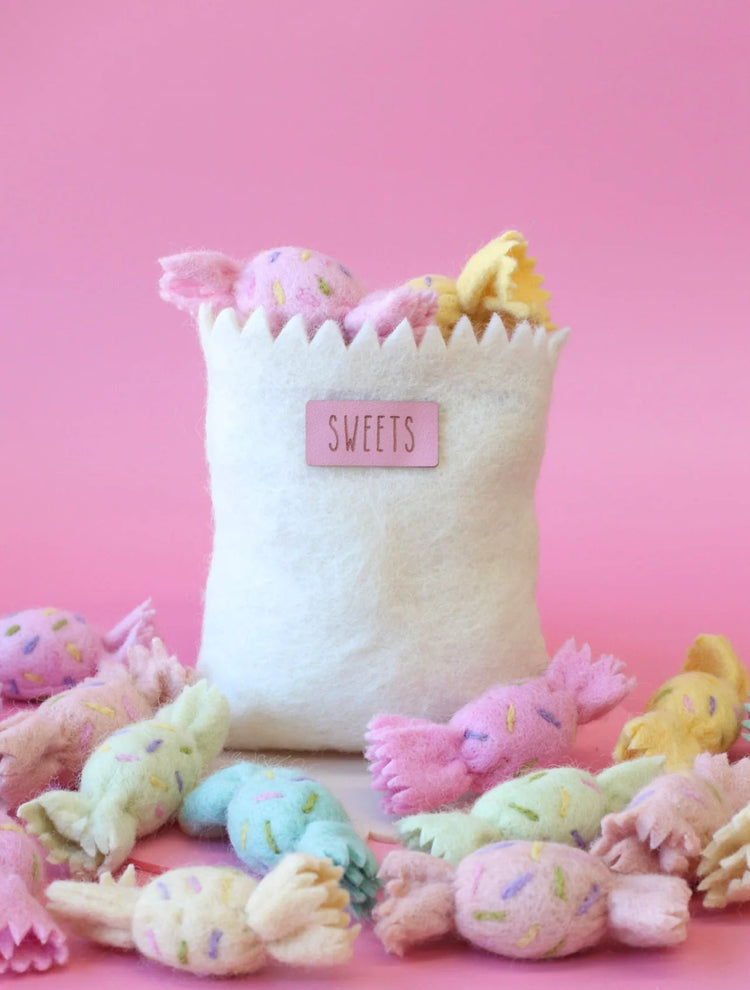 JUNI MOON | RAINBOW SWEETS IN A BAG (9 PIECE SET) Pink by JUNI MOON - The Playful Collective