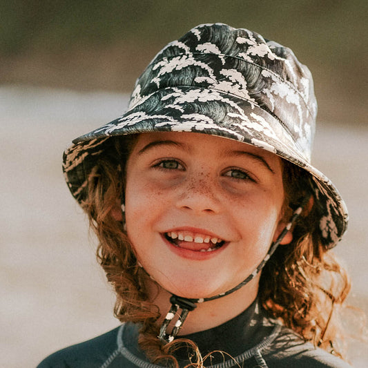 KIDS CLASSIC SWIM BUCKET BEACH HAT - KAHUNA 2-3 years / 52cm / L by BEDHEAD HATS - The Playful Collective