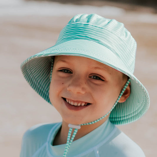 KIDS CLASSIC SWIM BUCKET BEACH HAT -STRIPE 2-3 years / 52cm / L by BEDHEAD HATS - The Playful Collective