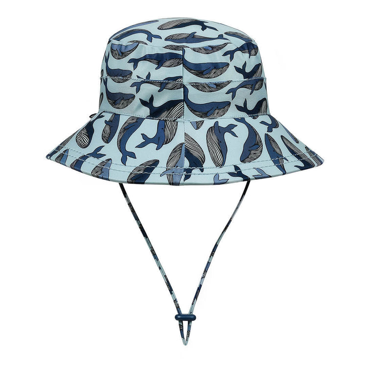 KIDS CLASSIC SWIM BUCKET BEACH HAT - WHALE 2-3 years / 52cm / L by BEDHEAD HATS - The Playful Collective