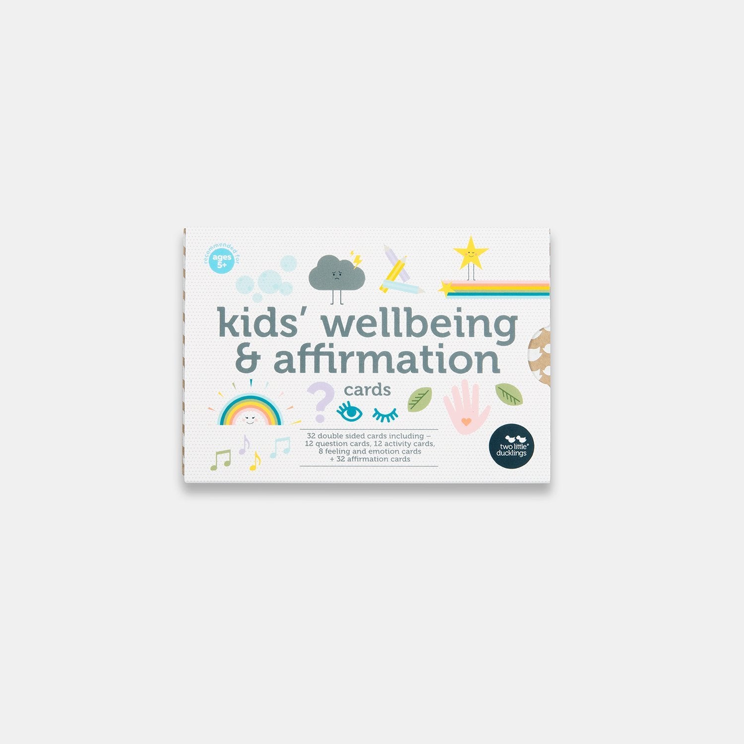 KIDS' WELLBEING & AFFIRMATION CARDS by TWO LITTLE DUCKLINGS - The Playful Collective