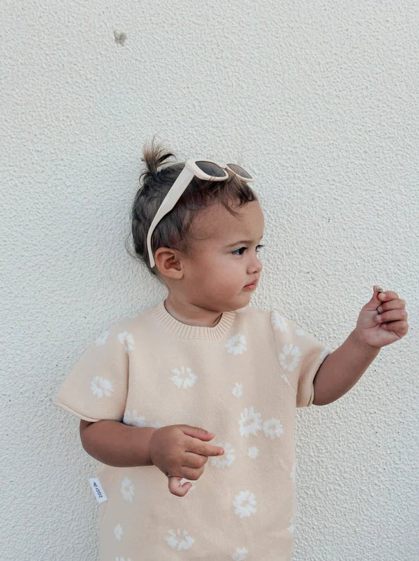 KNITTED TEE - POSY 0-3M by ZIGGY LOU - The Playful Collective
