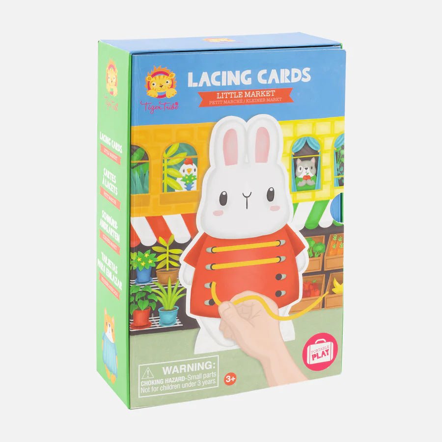LACING CARDS SET - LITTLE MARKET *PRE-ORDER* by TIGER TRIBE - The Playful Collective