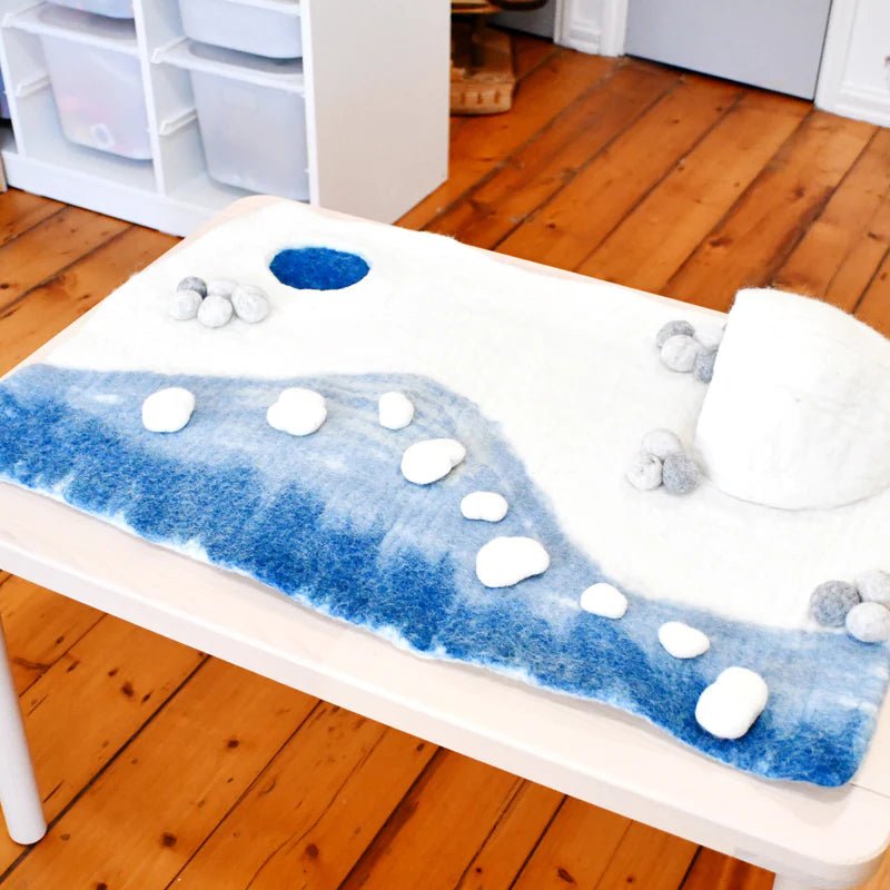LARGE ARCTIC PLAY MAT PLAYSCAPE by TARA TREASURES - The Playful Collective