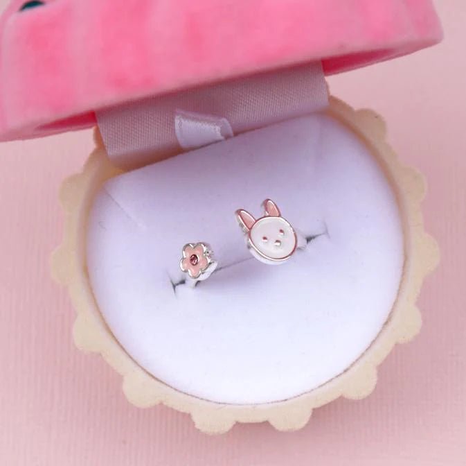 LAUREN HINKLEY | BUNNY FLOWER RING IN PINK CUPCAKE BOX by LAUREN HINKLEY AUSTRALIA - The Playful Collective