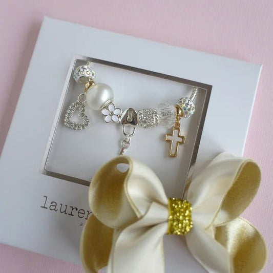 LAUREN HINKLEY | CROSS CHARM BRACELET by LAUREN HINKLEY AUSTRALIA - The Playful Collective