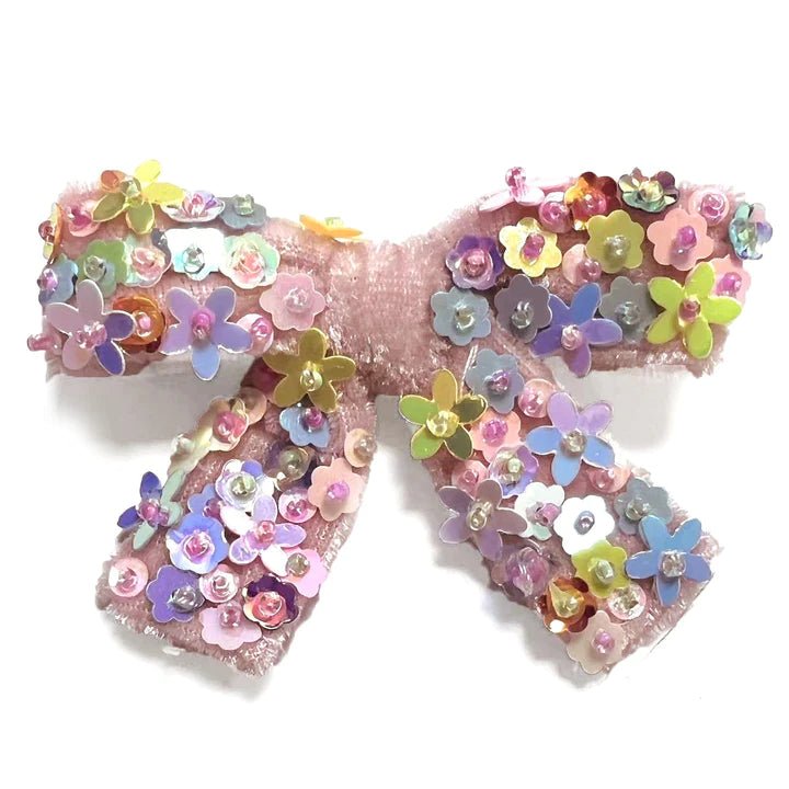 LAUREN HINKLEY | FLORAL SEQUIN BOW CLIPS by LAUREN HINKLEY AUSTRALIA - The Playful Collective