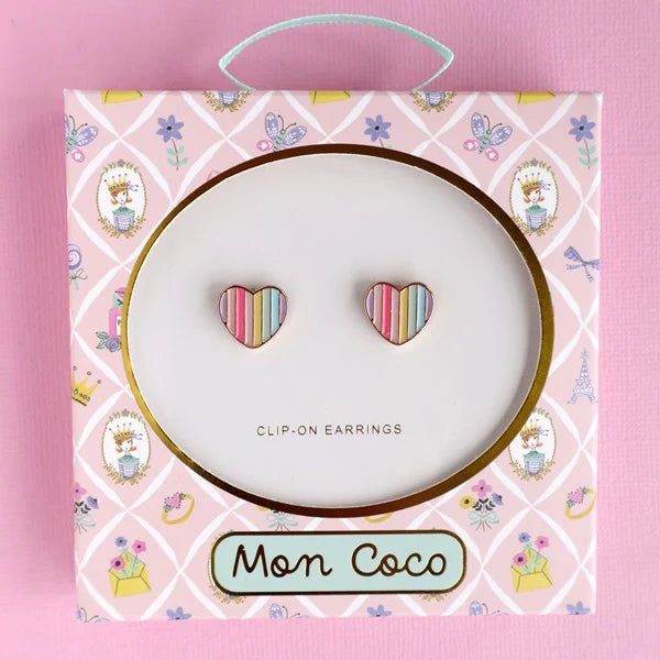 LAUREN HINKLEY | MON COCO CANDY HEART CLIP-ON EARRINGS by LAUREN HINKLEY AUSTRALIA - The Playful Collective