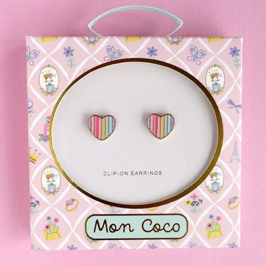 LAUREN HINKLEY | MON COCO CANDY HEART CLIP-ON EARRINGS by LAUREN HINKLEY AUSTRALIA - The Playful Collective