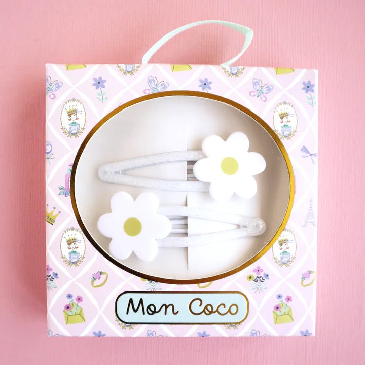 LAUREN HINKLEY | MON COCO DAISY HAIR CLIPS (PACK OF 2) *PRE-ORDER* by LAUREN HINKLEY AUSTRALIA - The Playful Collective
