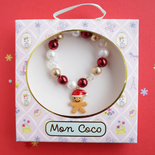 LAUREN HINKLEY | MON COCO GINGERBREAD MAN ELASTIC BRACELET *PRE-ORDER* by LAUREN HINKLEY AUSTRALIA - The Playful Collective