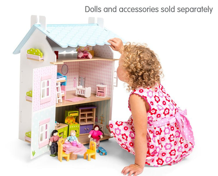LE TOY VAN | DAISYLANE BLUE BIRD COTTAGE WITH FURNITURE by LE TOY VAN - The Playful Collective