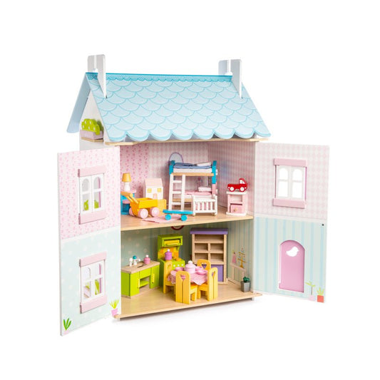 LE TOY VAN | DAISYLANE BLUE BIRD COTTAGE WITH FURNITURE by LE TOY VAN - The Playful Collective