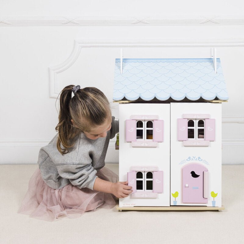 LE TOY VAN | DAISYLANE BLUE BIRD COTTAGE WITH FURNITURE by LE TOY VAN - The Playful Collective
