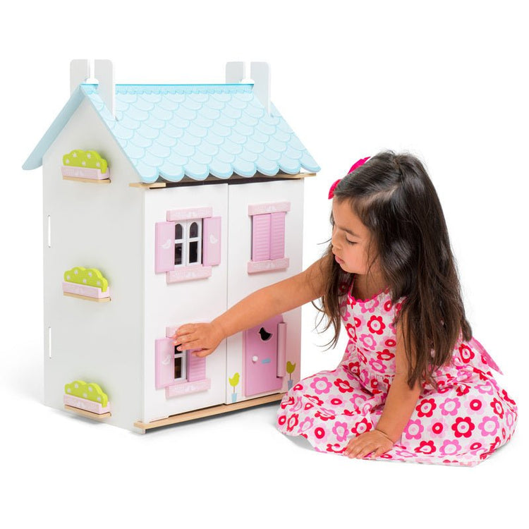 LE TOY VAN | DAISYLANE BLUE BIRD COTTAGE WITH FURNITURE by LE TOY VAN - The Playful Collective