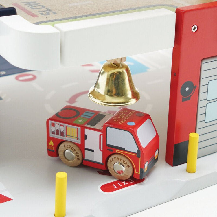 LE TOY VAN | GEORGE'S FIRE & RESCUE GARAGE by LE TOY VAN - The Playful Collective