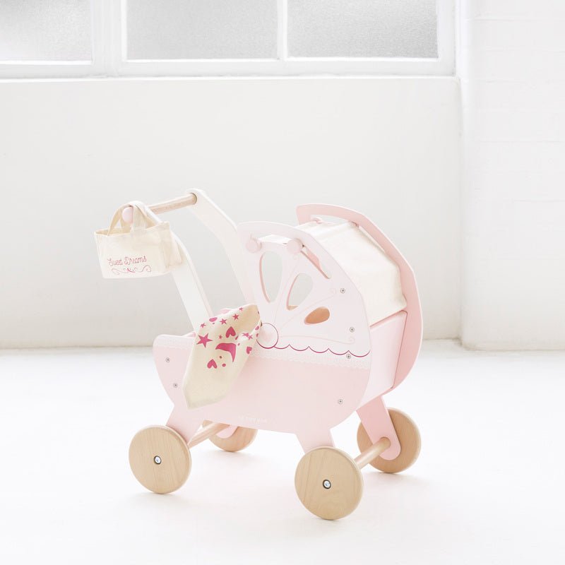 LE TOY VAN | HONEYBAKE SWEET DREAMS PRAM (PINK) by LE TOY VAN - The Playful Collective