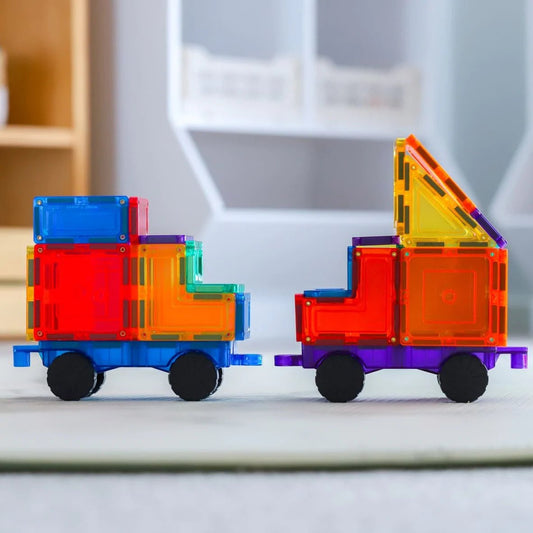LEARN & GROW MAGNETIC TILES - CAR BASE (2 PIECE) *PRE-ORDER* by LEARN & GROW TOYS - The Playful Collective