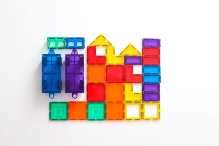 LEARN & GROW MAGNETIC TILES - CAR PACK 28 PIECE (NEW DESIGN) by LEARN & GROW TOYS - The Playful Collective