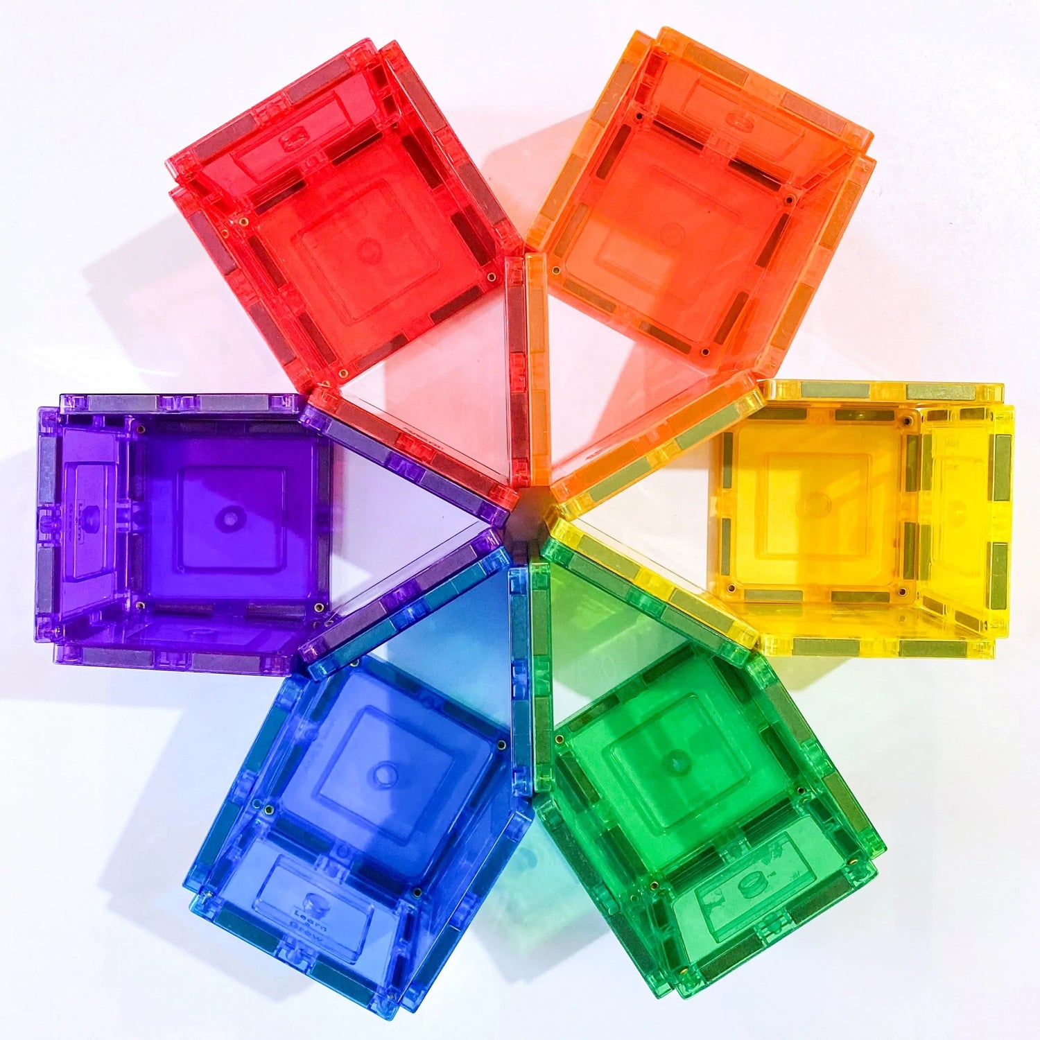 LEARN & GROW MAGNETIC TILES - SMALL SQUARE PACK (36 PIECE) *PRE-ORDER* by LEARN & GROW TOYS - The Playful Collective