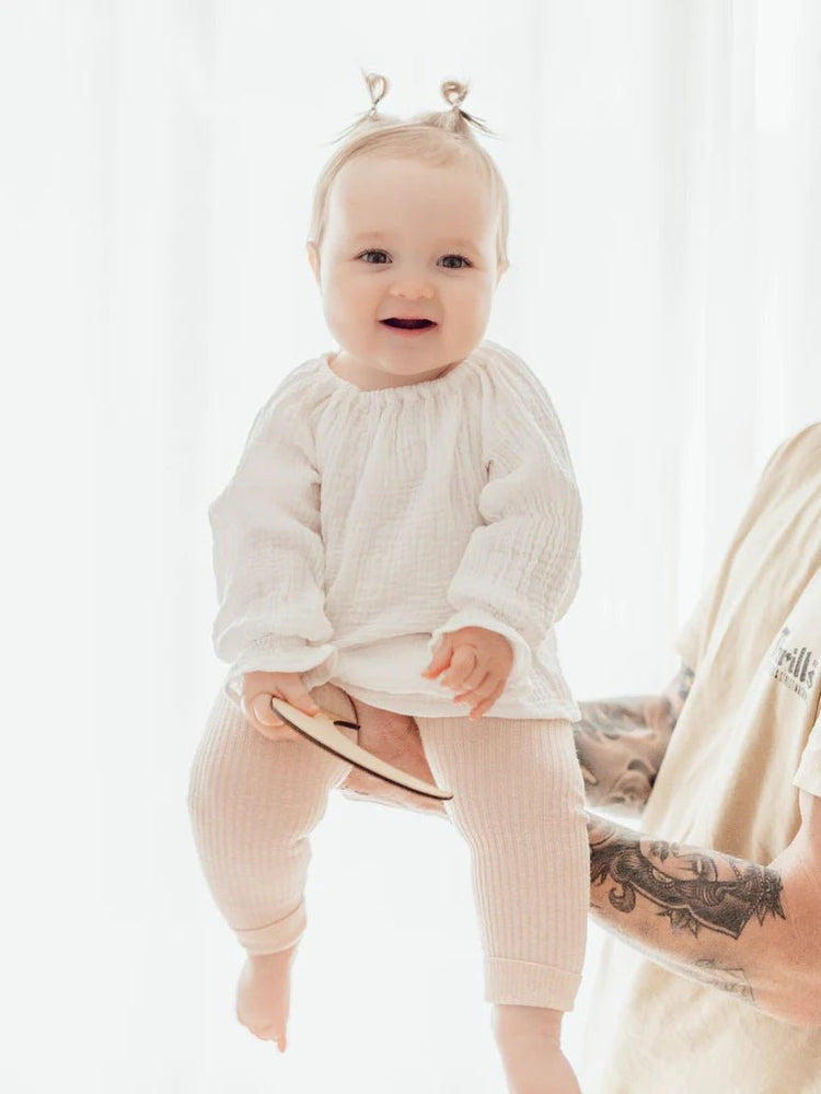 LEGGINGS - BLUSH NB by ZIGGY LOU - The Playful Collective