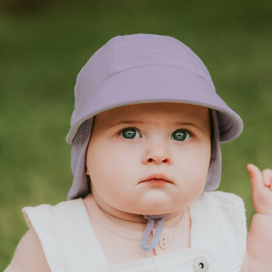 LEGIONNAIRE FLAP HAT - LILAC 3-6 mths / 42cm / XS by BEDHEAD HATS - The Playful Collective