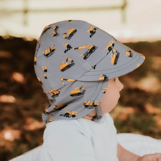 LEGIONNAIRE FLAP HAT - MACHINERY 6-12 mths / 47cm / S by BEDHEAD HATS - The Playful Collective