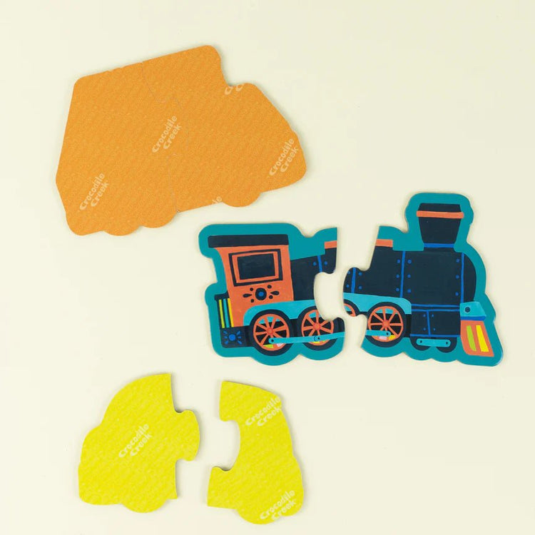 LET'S BEGIN 2 PC PUZZLE - VEHICLES by CROCODILE CREEK - The Playful Collective