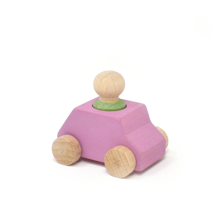 LUBULONA CAR Mint with Pink Figure by LUBULONA - The Playful Collective